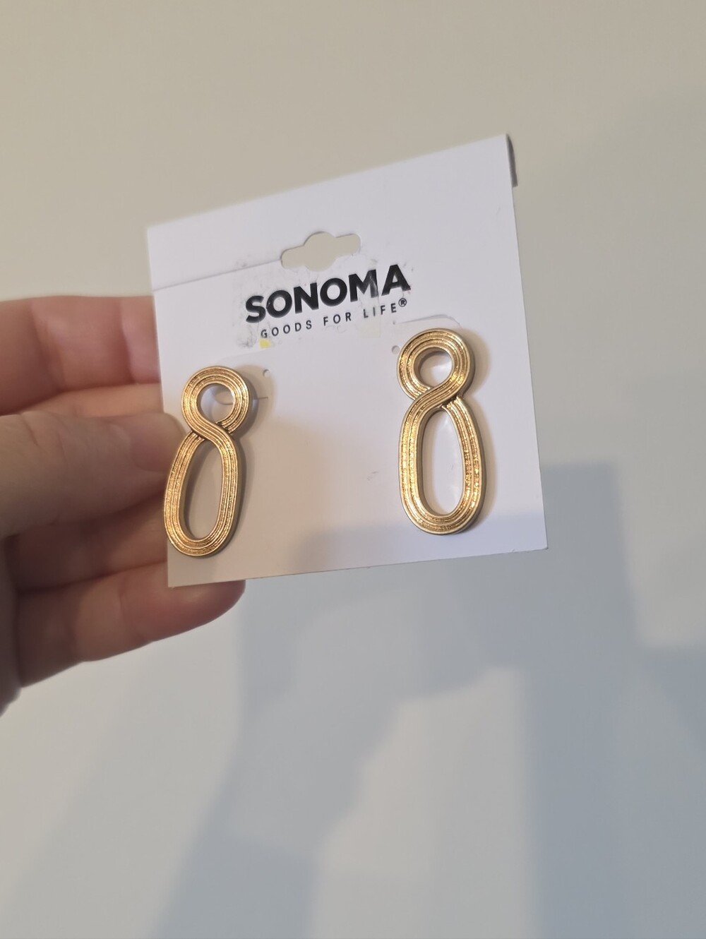 Boho Chic Gold Tone Earrings Sonoma Goods Brand New